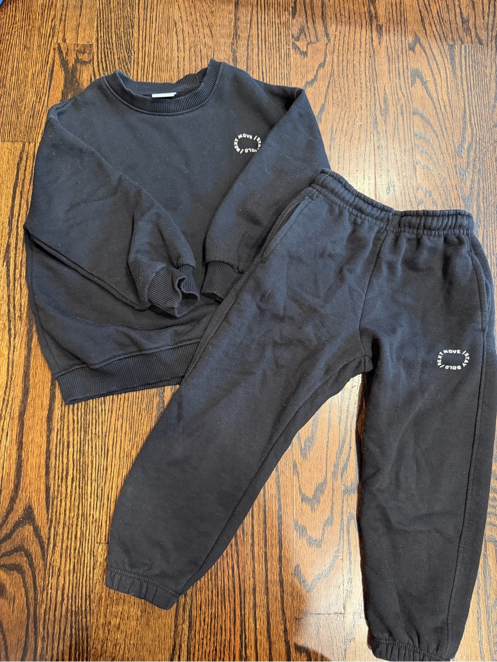 Zara Kids Black Jogger Set 5T